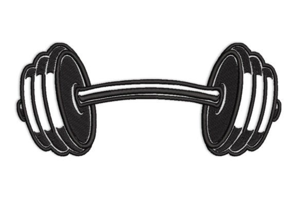 Barbell Dumbell Embroidery Design Review