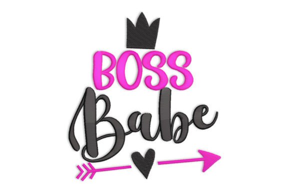 Boss Babe: A Smart Embroidery Design for Small Business Branding