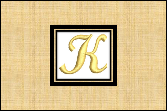 Gold Letter K Review for Real Embroidery Projects