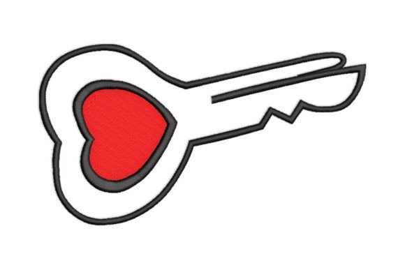 Heart Key Embroidery Design Review