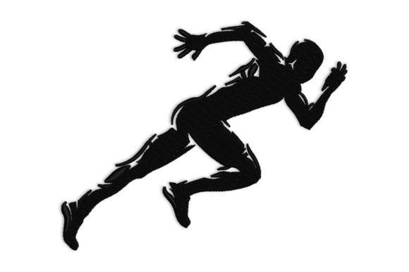 Male Runner: A Craft Fair Embroidery Design Worth Your Booth Space