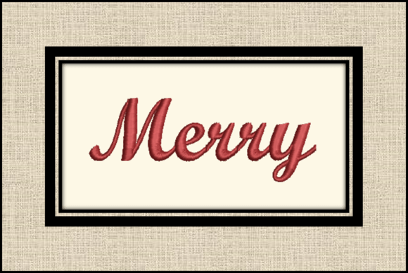 Merry Text: A Boutique Sweatshirt Embroidery Review