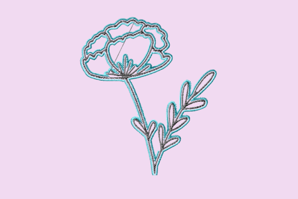 Pansy Flower Doodle